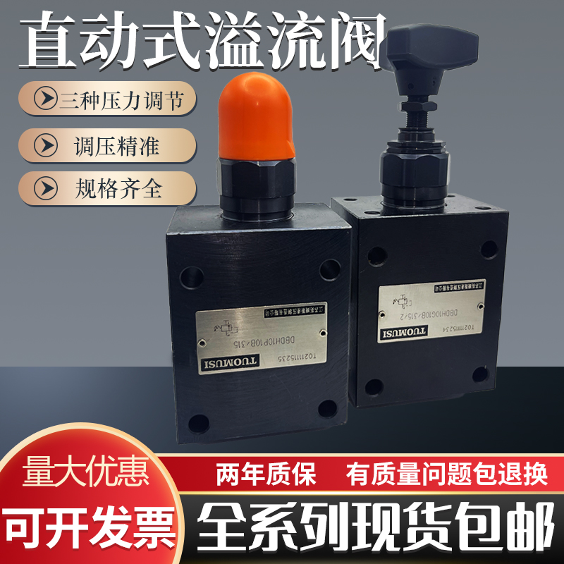 DBDH10P10/315直动式溢流阀DBDH10G10/315/2 DBDS10K10/315 200