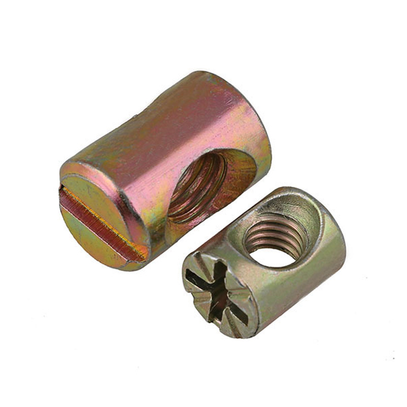 M6M8锤仔螺母 锤头螺帽 家具螺母 二合一连接件元柱螺母锤子螺母