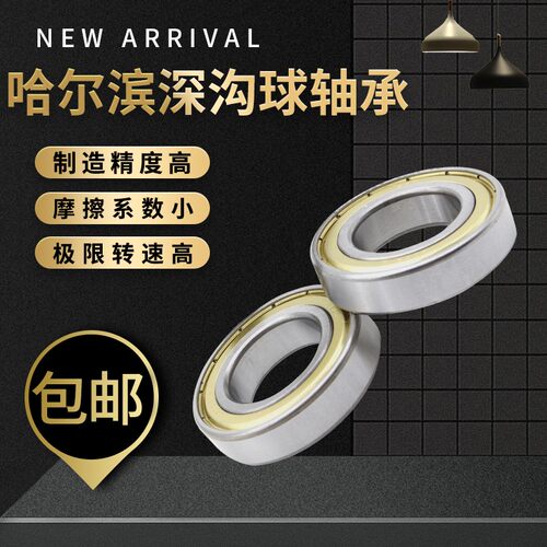 哈尔滨轴承6200 6201 6202 6203 6204 6206 ZZ 2Z 高速静音轴承