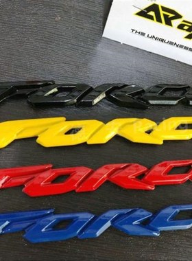 台湾APEXX FORCE 林海领程175 草蜢200 侧板立体贴纸标志铭牌LOGO