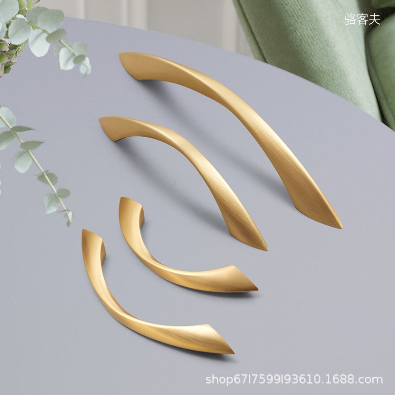 拉手柜门把手衣柜整体橱柜子握把厨房抽屉鞋柜现代简约轻奢高档76