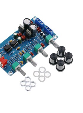 XH-M164 调音板音调板前级板NE5532前置板高低音量调节成品送旋钮