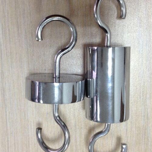双钩m1等级钢镀铬双钩砝码50g100g200g500g1kg双钩砝码包邮