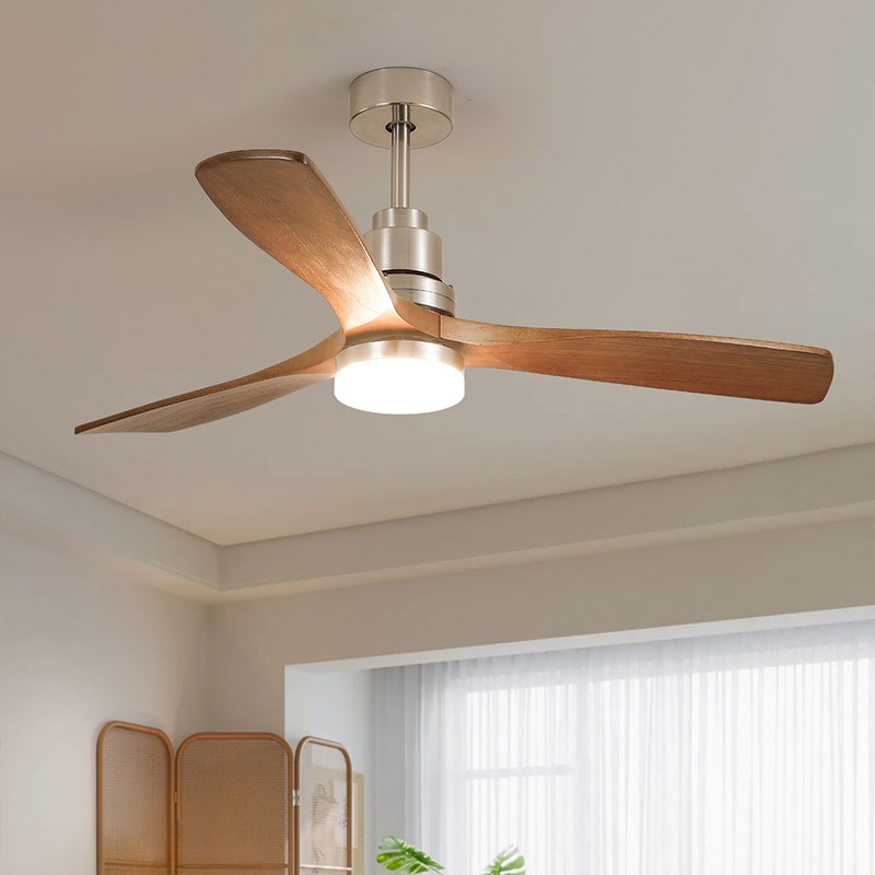 美式复古风扇灯法式中古客厅w灯简约花朵餐厅卧室电扇灯设计师书