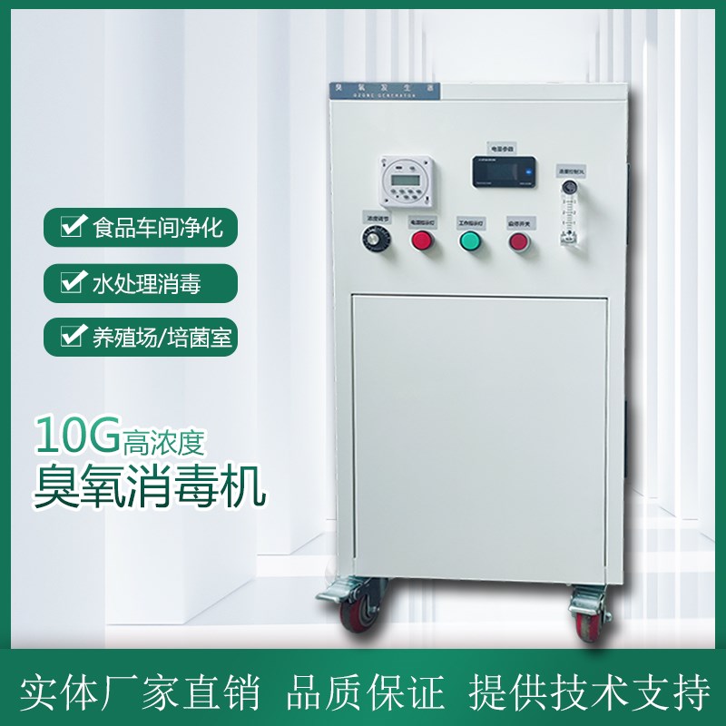小型臭氧产生器10-30克臭氧消毒机工业食品厂车间冷藏库杀菌水处