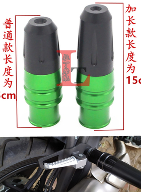 适用国产川崎嘉爵N19 Z1000/sx街车 400CC 350改装排气管防胶棒球