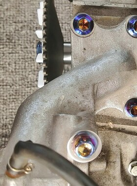 DIO50CC AF17/18/27/28期 原装化油器接口螺丝一套 彩色企管螺丝