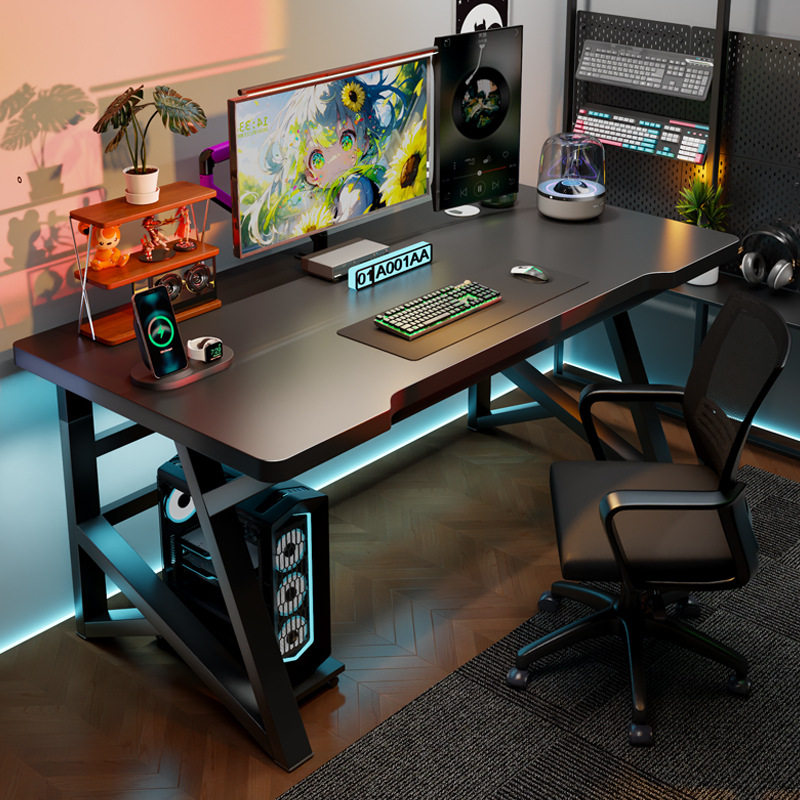 电脑桌台式电竞桌家用双人并排长条桌卧室简约办公桌写字工作桌子