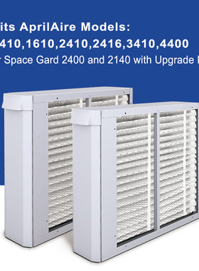 适配AprilAire 410空气净化器替换过滤器- MERV11-16x25x4 两片装