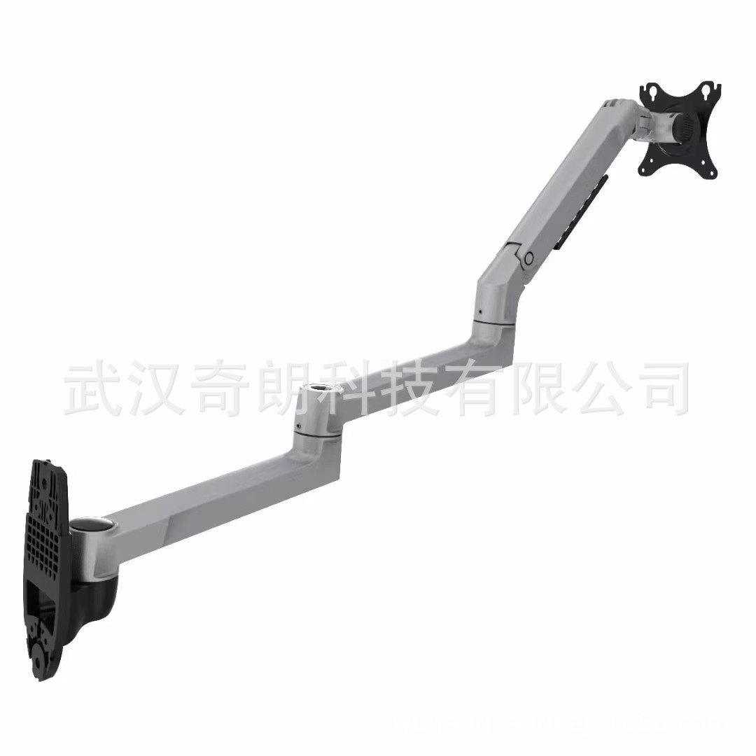 新视纪V6-B壁挂加长款电视电脑显示器支架通用VESA挂架机械弹簧