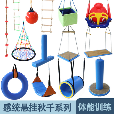 早教幼儿园悬吊秋千训练器材儿童家用室内攀爬感统少儿体适能教具