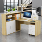 简约现代办公桌椅组合办公室职员员工电脑桌财务室文员办工桌