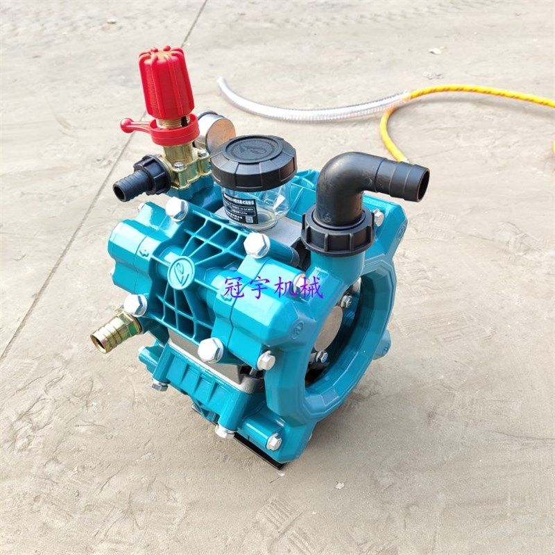 隔膜泵柱塞泵冠宇打药机不锈钢高压泵拖拉机喷药机压力泵三缸四缸