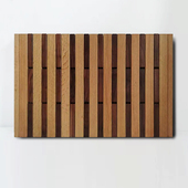 墙面木条实木装 饰挂钩入户玄关墙壁挂衣架衣帽钩门后上黑胡桃衣挂