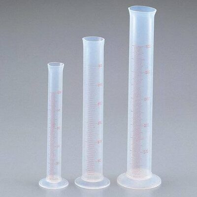 PFA量筒 300mL/分度值5mL 半透明特氟龙量筒 有刻度四氟量筒