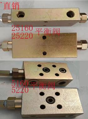 液压双向平衡阀 25160 25220A B 油缸锁工程吊车液压锁马达油缸阀