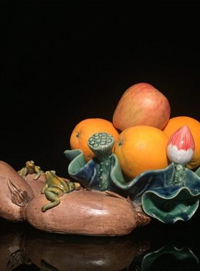 石湾公仔陶瓷摆件创意家居客厅博古架电视柜摆设乔迁开业新居礼品