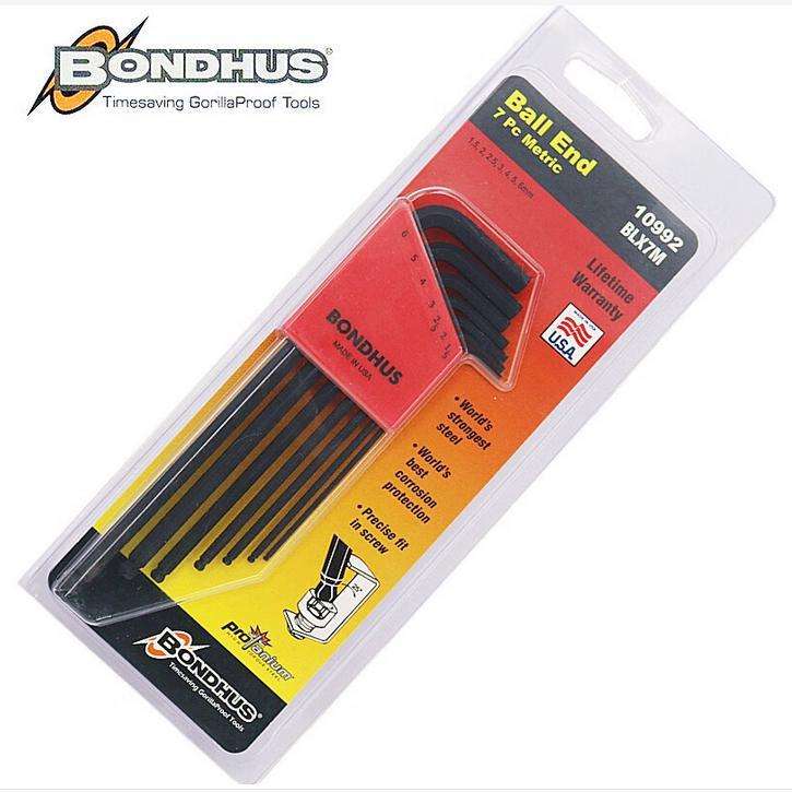 BONDHUS/波顿 内六角扳手 10992 BLX7M 1.5-6mm 1套