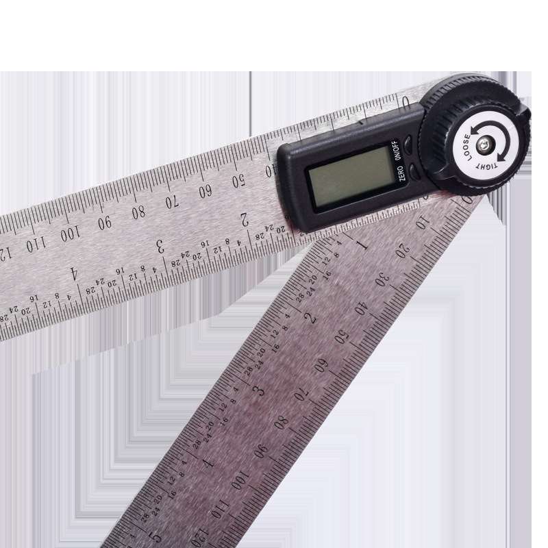 开普路数显角度尺不锈钢多功能电子角度仪高精度测量工具测角器