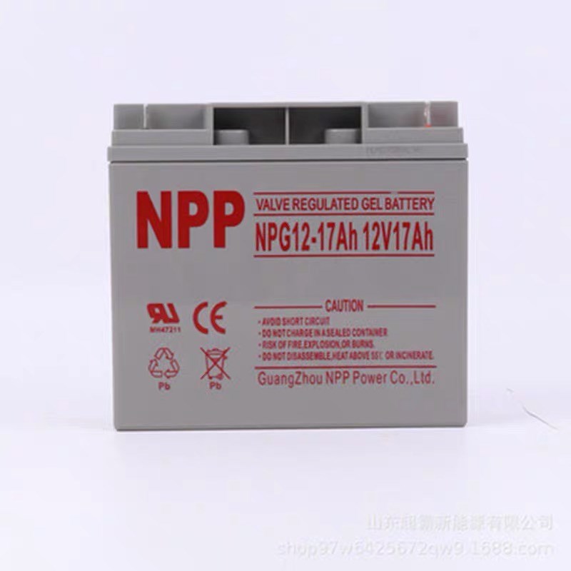 NPP耐普蓄电池 NP17-12 /12V17AH UPS直流屏专用地摊照明门禁原装