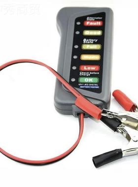 1battery 2V LED电瓶测仪汽车b摩托车电瓶车蓄电池检测检仪attery