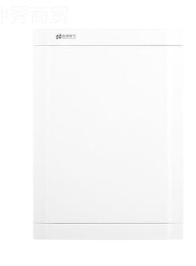 强电172WNW-0位家用配电箱透白明色面板双排明箱暗装电控箱