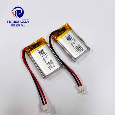 80203水0GYE聚合物锂电3.7V400mA修眉器补仪除螨仪h蓝牙池音箱电