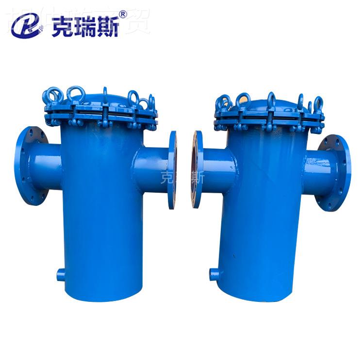 铁克瑞斯厂家大流过量却水处冷理除不锈钢过滤器化工篮式krs08滤