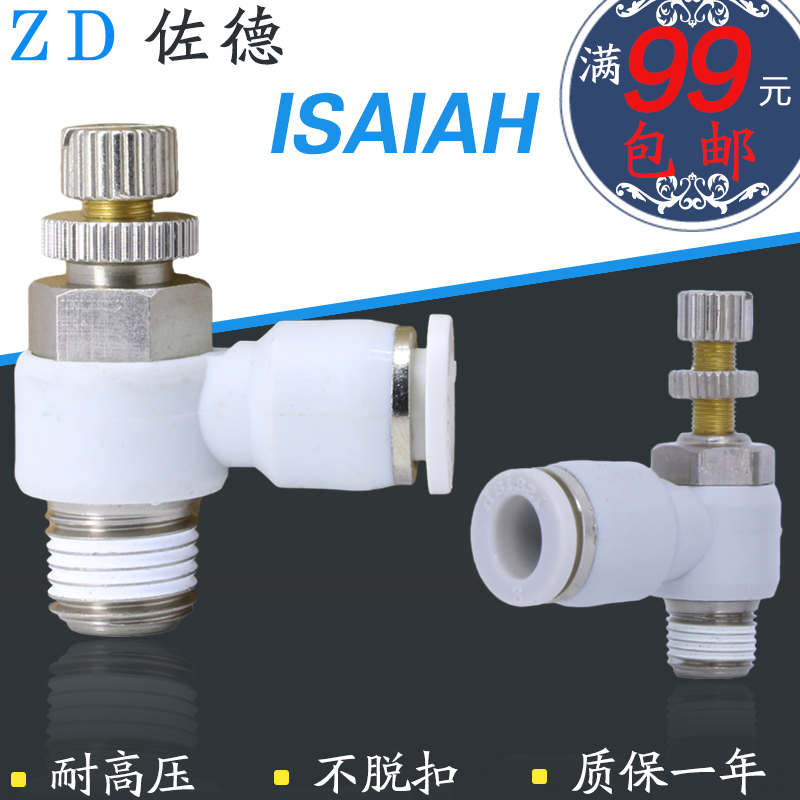 以赛亚ISAIAH接头节流阀调速阀ISC4/6/8/10/12-M5/01/02/03/04-A