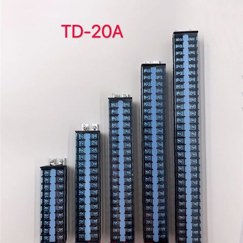 导轨式接线端子TD-2010 2015 2020 2025 2030 接线排 20A