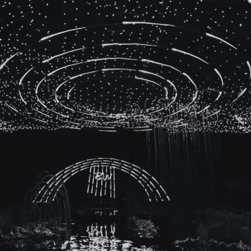 婚庆道具流星雨灯带灯条流水追光跑马灯婚礼舞台背景星空吊顶