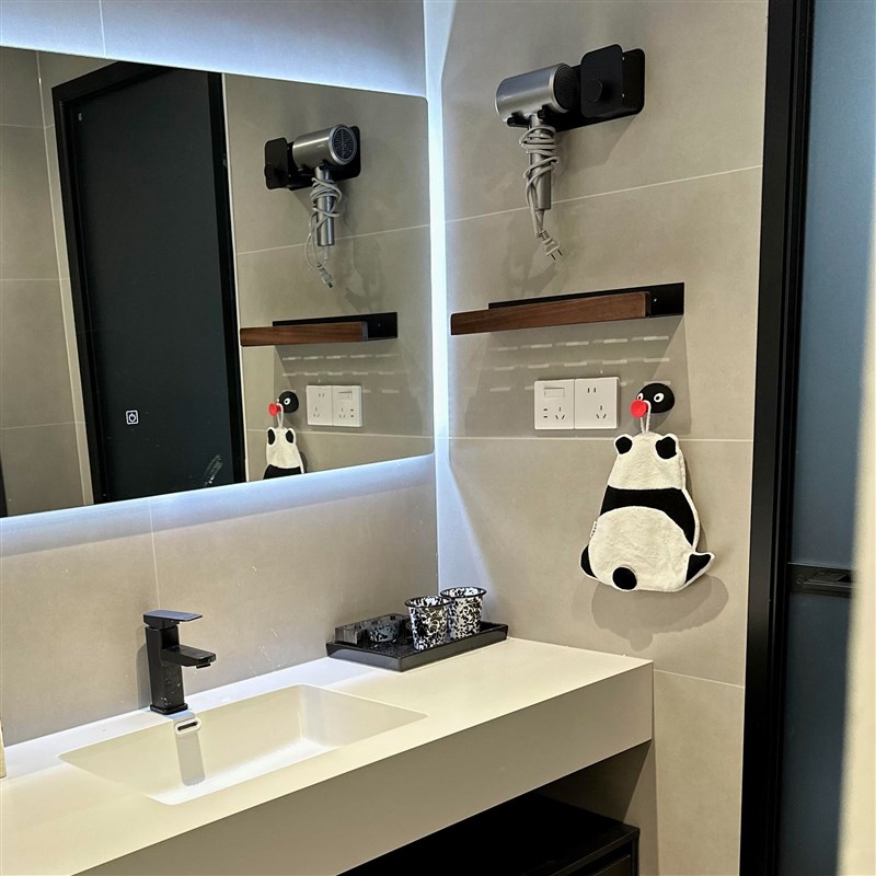 【浴室的100个快递】擦手巾高级感卫生间挂式防臭吸水珊瑚绒