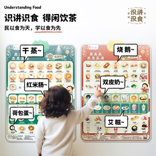 儿童中英粤语有声早教挂图宝宝启蒙认知墙幼儿益智繁体粤语