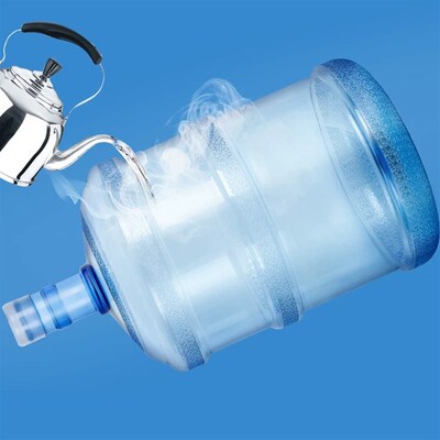 凹底.9升材质加厚纯净水桶送水家用饮水机用矿泉水存水桶带盖