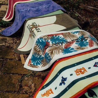 MOUNTAINFEVER 户外 居家 客厅 卧室 阳台 复古冲浪板地毯/地垫