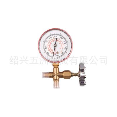 CT-466单表阀 加氟表冷媒表阀R12R22r134R410R502冷媒表压力表