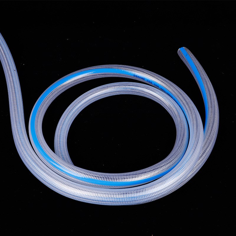 蛇皮管软管勾边增强管防冻自来水管PVC透明塑料软管家用蛇皮管橡