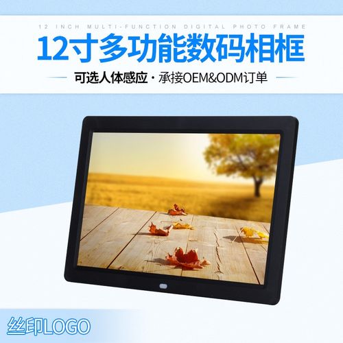12寸高清多功能数码相框 电子相册 视频广告机 数码宣传册