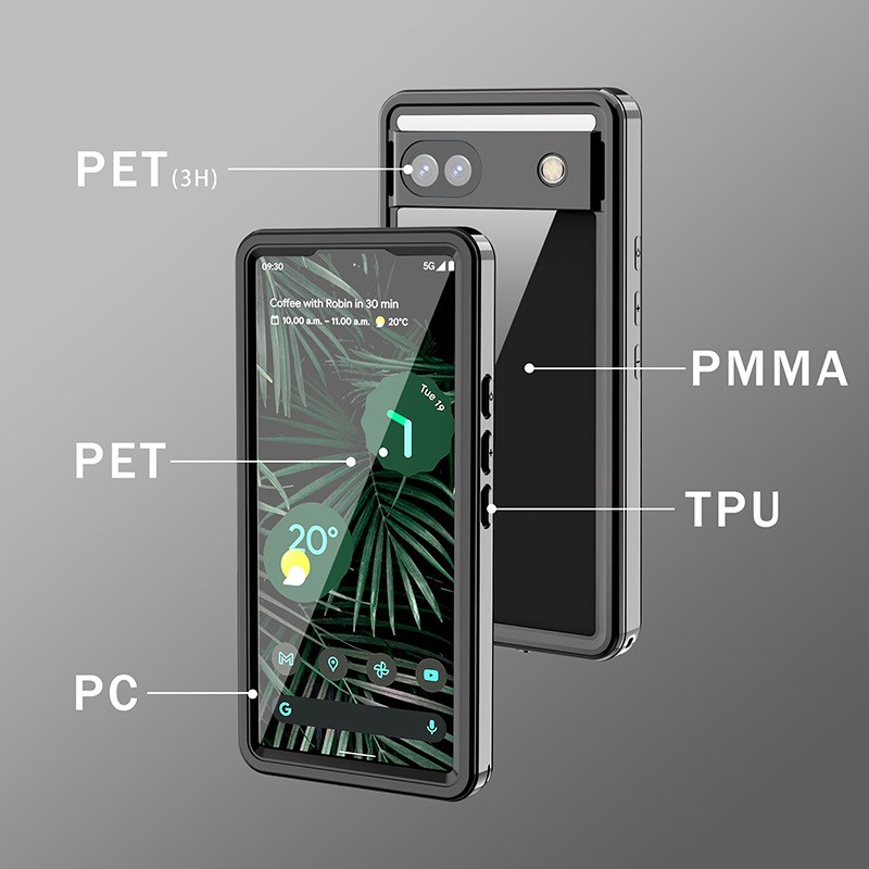 红辣椒适用谷歌pixel 7A防水壳户外谷歌6A潜水游泳防摔保护套全包