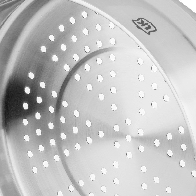 工艺LUNKAI 304不锈钢蒸笼 笼屉 蒸格 蒸屉可配内径24CM蒸锅