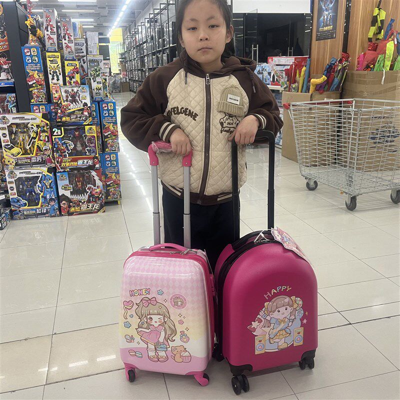 莱可优品咕卡套装女孩豪华手提箱DIY手账行李拉杆箱万向轮大号女