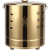 不锈钢烧钱纸桶金桶烧经桶家用元 宝桶化宝桶聚宝盆焚烧炉化金桶