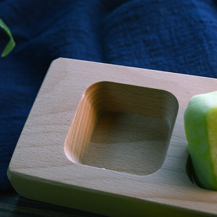 木质无图案空模方形做年糕糍耙方块绿豆粘糕南瓜饼凤梨酥烘焙模具