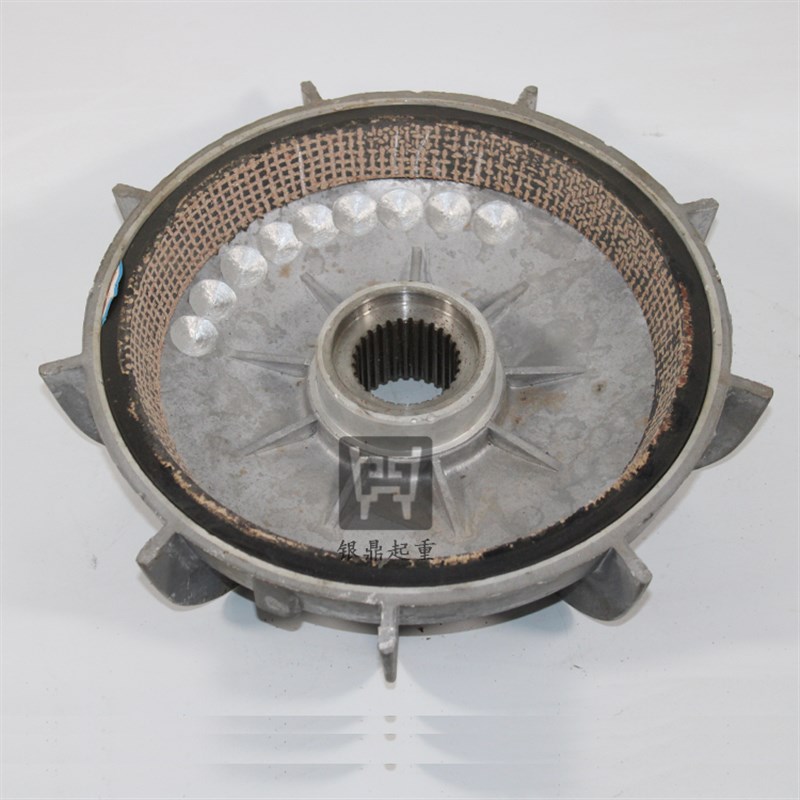ZD141-4 7.5KW南京特种NTD锥形电机刹车风叶制动轮5T电葫芦刹车盘
