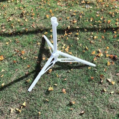 三角折叠底座2.1米伸缩杆灯架加粗加重稳固落地支架杆子