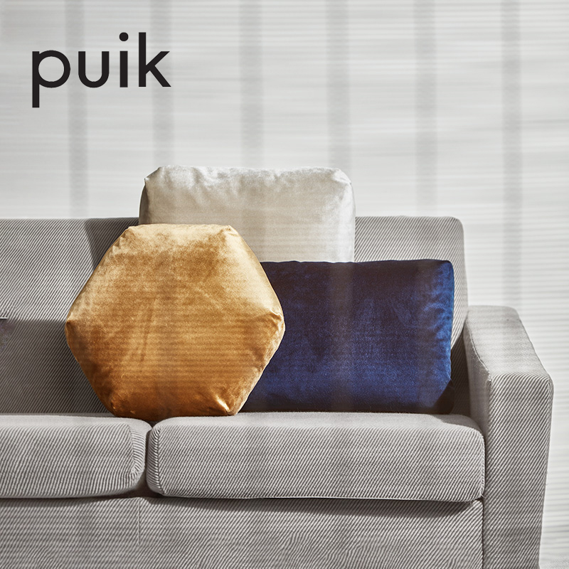 荷兰Puik原创奢华沙发靠枕客厅 天鹅绒抱枕靠垫客厅北欧现代简约