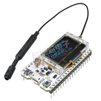 LoRa节点物联网开发板/WIFI/蓝牙/SX1276/ESP32/OLED/868-915频段