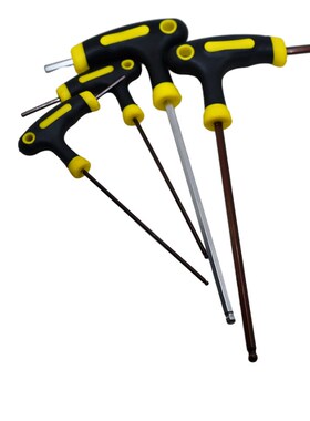 内六角T型球头扳手/S2手柄型内六角扳手TPR双色手柄 2.5mm-12mm