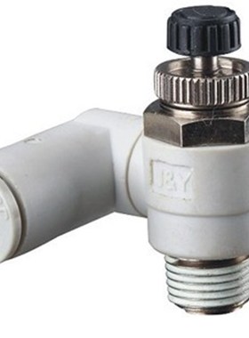 SMC白色气动接头AS2301F-01-06S万向型调速阀AS2311F-01-06S