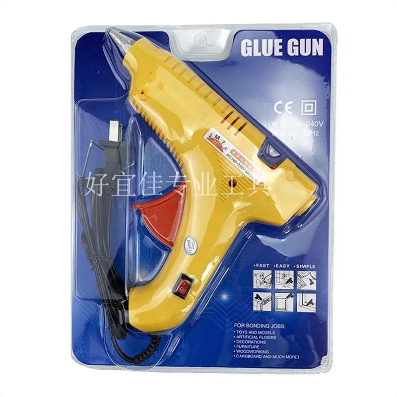 汽车塑料焊接粘融塑料胶枪 门边门板破裂修复工具 透明热熔胶棒管